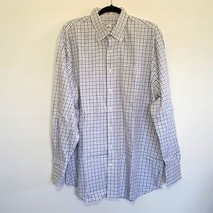 PETER MILLAR 100% Cotton Button Down Shirt Size XL